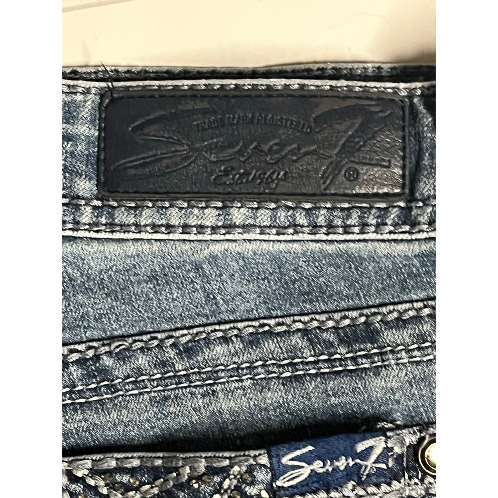 Seven 7 Jeans Womens 7 Jeans 10P Slim Straight Leg - Picture 6 of 14